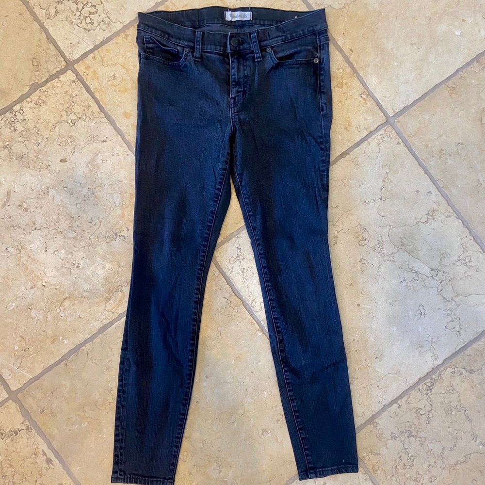 Black denim madewell jeans
